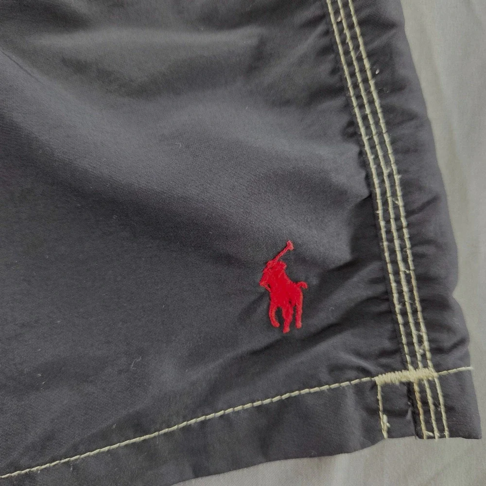 Polo Ralph Lauren Men's 4XB Big Black Cargo Mesh Lined Board Shorts Swim Trunks